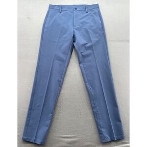 Aviator Pants Standard Mens Slim Fit Pant Blue Technical Chino Sz 32x34